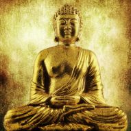 Фреска Будда