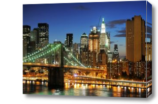 Картина Мост на Манхэттене